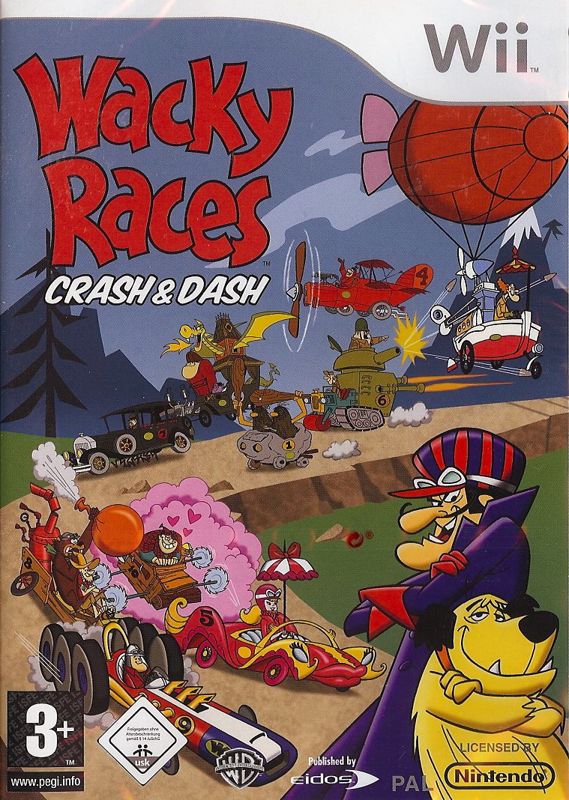 Wacky Races: Crash & Dash box art for Wii
